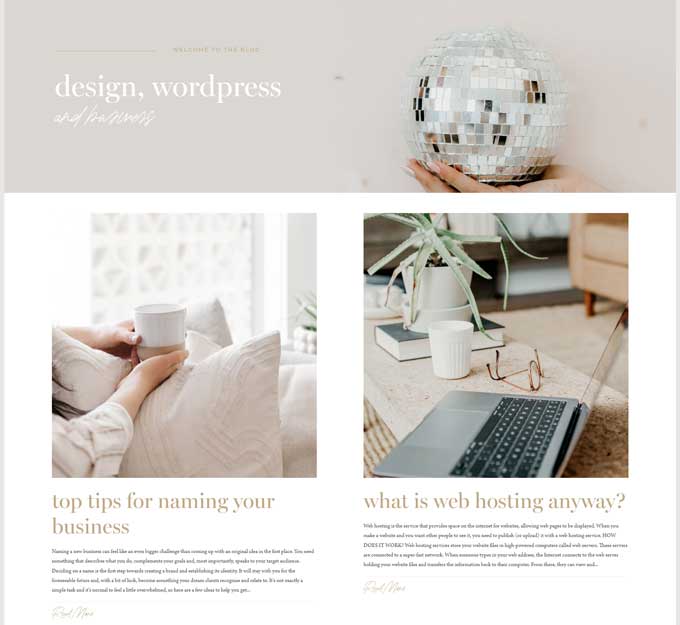 Becky Lord blog example