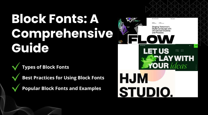 Block fonts guide