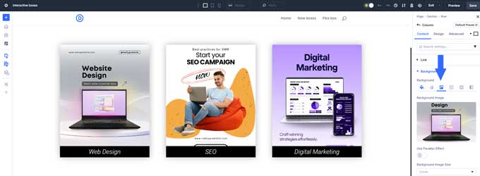 Change the background image