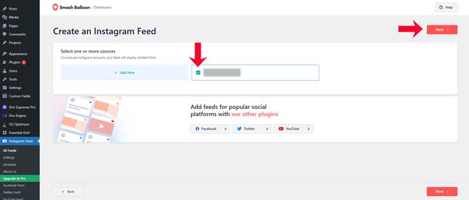 Check your Instagram feed