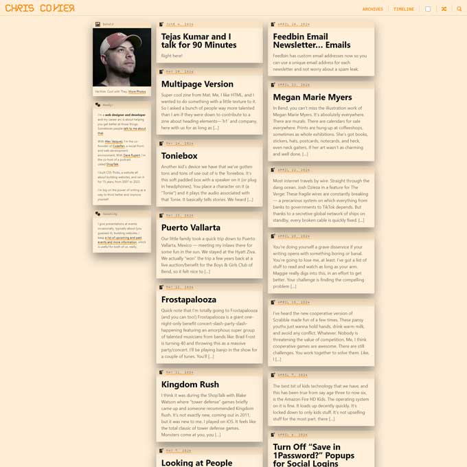 Chris Coyier website