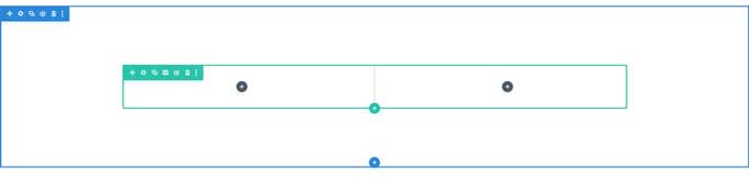 Place a section with a 2-column row