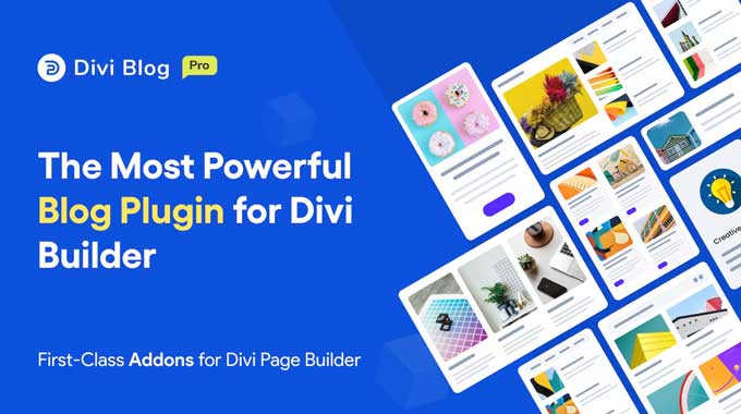 Divi blog pro