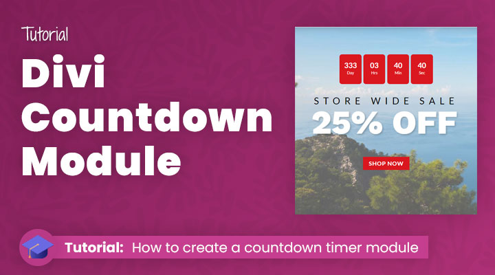 Divi-countdown-timer Divi countdown timer module