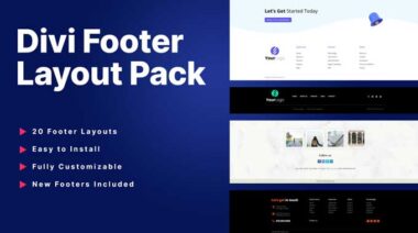 Divi Footer Layout Pack