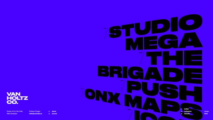 Eric van Holtz website