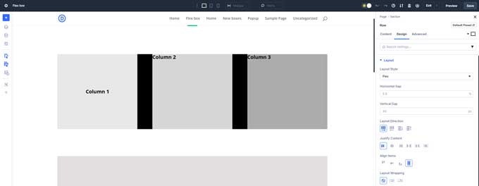 flexbox-example-1 flexbox example with columns and text