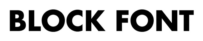 font Futura bold example