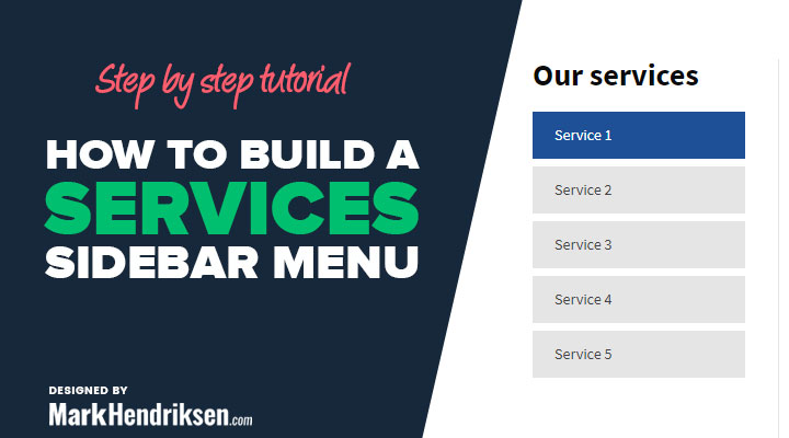 How-to-build-a-services-sidebar-menu How to build a services sidebar menu