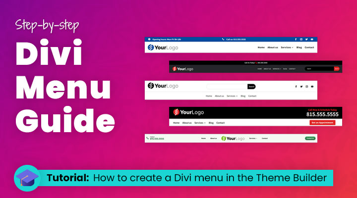 How to create a Divi menu
