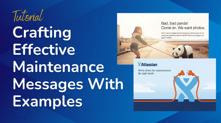 Maintenance Messages