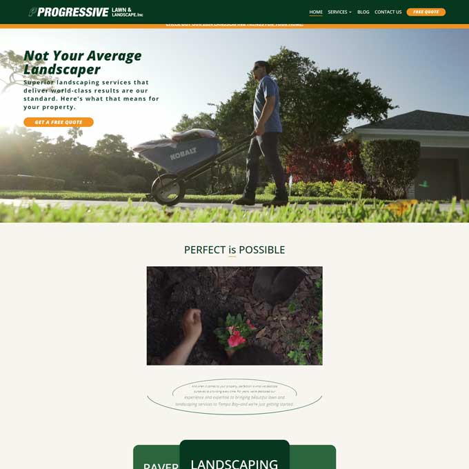 Progressive Lawn Landscape