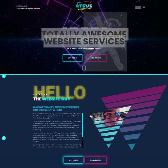 Steve the website guy website