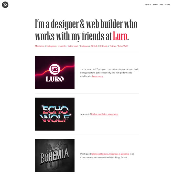 Trent Walton website