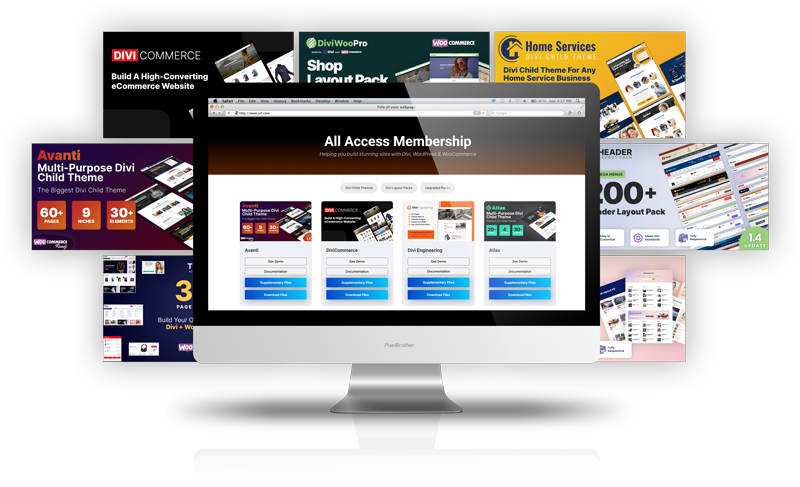 All-access-membership All access Divi lifetime membership